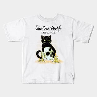 She Cries Wolf Kids T-Shirt